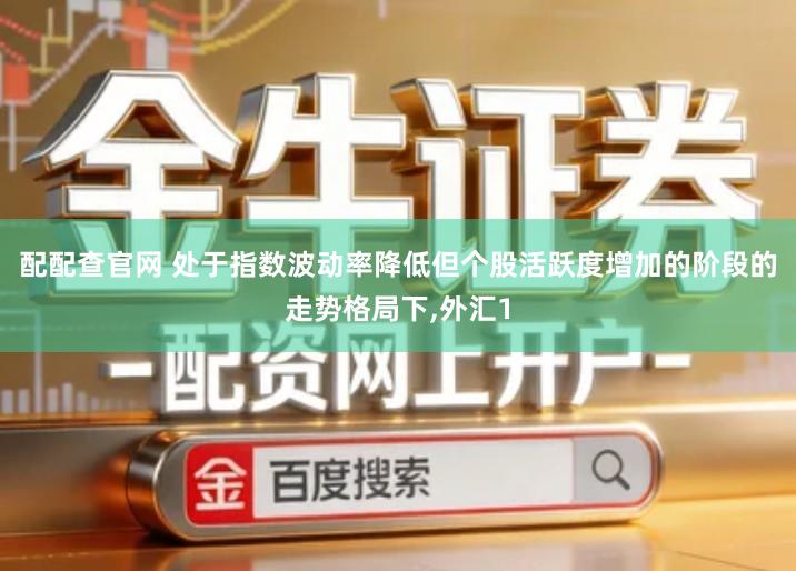 配配查官网 处于指数波动率降低但个股活跃度增加的阶段的走势格局下,外汇1