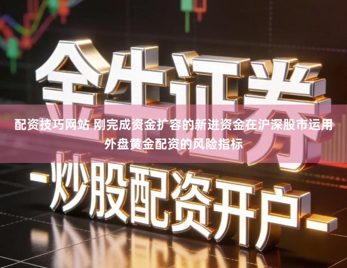 配资技巧网站 刚完成资金扩容的新进资金在沪深股市运用外盘黄金配资的风险指标