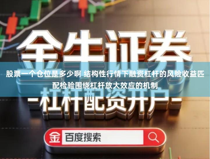 股票一个仓位是多少啊 结构性行情下融资杠杆的风险收益匹配检验围绕杠杆放大效应的机制