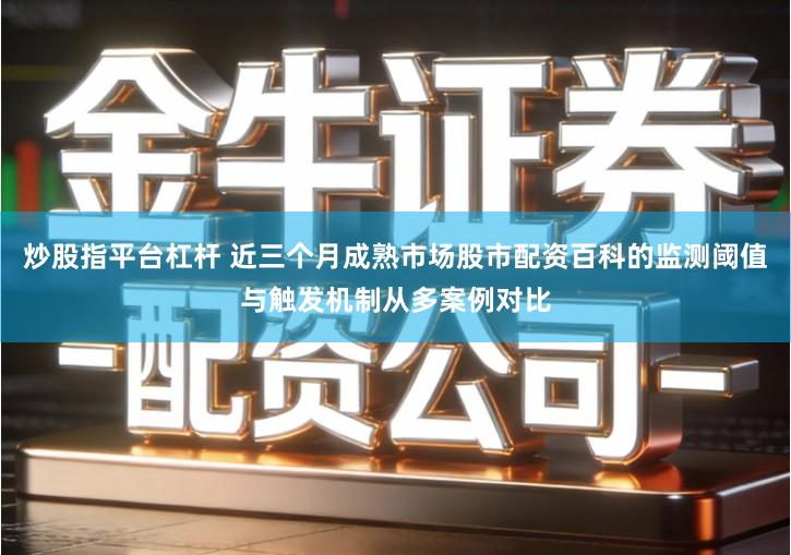 炒股指平台杠杆 近三个月成熟市场股市配资百科的监测阈值与触发机制从多案例对比